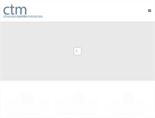 Tablet Screenshot of ctministries.com